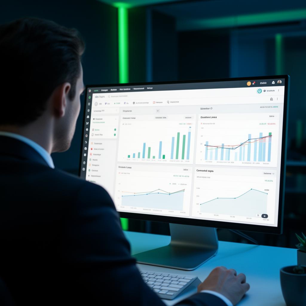 Analyse de tableau de bord financier Odoo